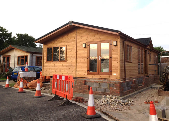 Lodge no. 7 groundwork in progress